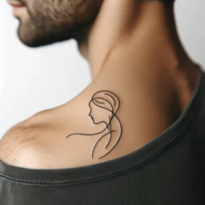 Tatuaje de Línea Fina: Elegancia y sutileza, perfecto para expresar significados profundos con un diseño discreto.